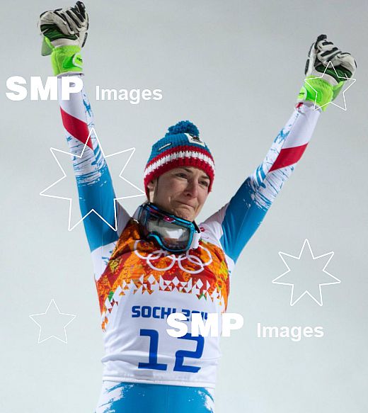 2014 Sochi Winter Olympic Womens Downhill Slalom Skiing Feb 21st