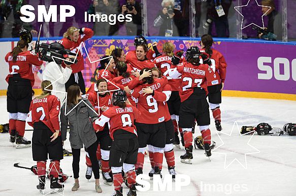 2014 Sochi Winter Olympic Womens Ice Hockey Final Canada v USA Feb 20th