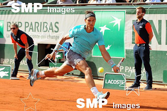 2014 French Open Tennis Mens Semi-Final Rafael Nadal v Andy Murray Jun 6th