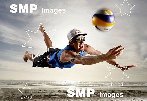2013 Beach Volleyball Julius Brink and Sebastian Fuchs Photoshoot Mar 6th
