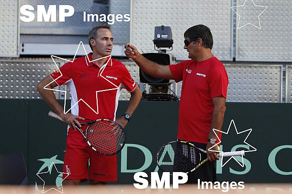 2013 Spanish Davis Cup Team Training Sept 12th