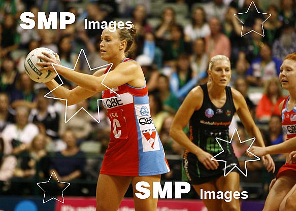 Sydney Swifts vs West Coast Cover 2013 ANZ Netball Championship Sunday 21st april 2013 from 
Challange Stadium