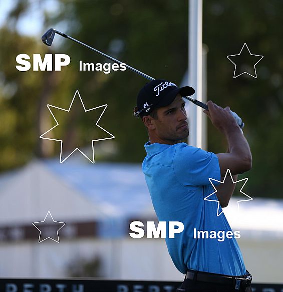JORDAN ZUNIC IN ACTION at the 2016 ISPS HANDA Perth International held at the Lake Karrinyup Country Club in Perth WA 24/02/2016
Photo : James Worsfold/IMG MEDIA/PGA Media
