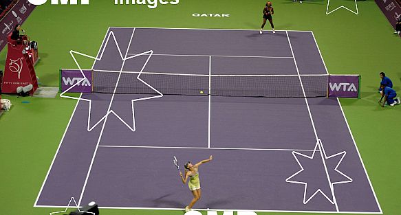 2013 WTA Qatar Open Tennis Semi-Finals  Doha Feb 16th