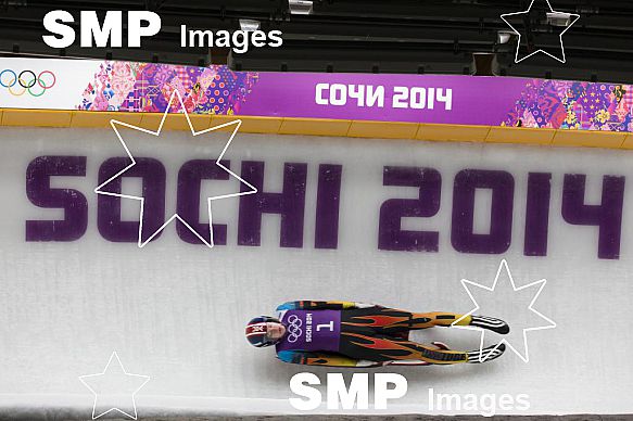 2014 Sochi Olympic Winter Games Womens Luge Training Feb 6th