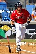 Alex Hall of the Perth Heat Photo: James Worsfold / SMP IMAGES / Baseball Australia | Action from the Australian Baseball League 2019/20 Round 4 clash between the Perth Heat v Geelong Korea played at Perth Harley-Davidson ballpark, Perth