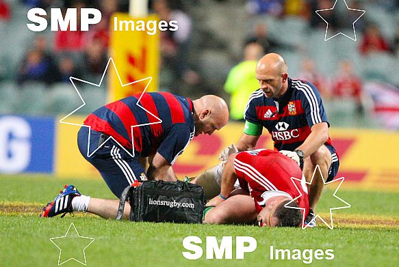 Western Force vs British and Irish lions rugby match held on the Wednesday 5th of June 2013 from Patersons Stadium