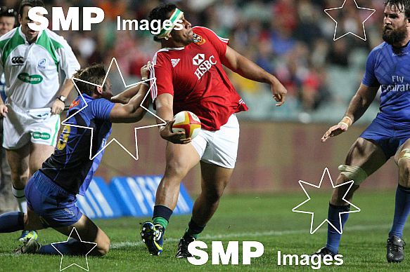 Western Force vs British and Irish lions rugby match held on the Wednesday 5th of June 2013 from Patersons Stadium