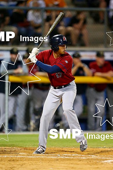 in action from the Australian Baseball League 2019/20 Round 10 game 4 clash between the Perth Heat v Melbourne Aces played at Perth Harley-Davidson ballpark, Perth Photo: James Worsfold / SMP IMAGES / Baseball Australia |