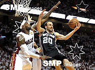 2014 NBA Basketball Finals Miami Heat v SA Spurs Game 3 Jun 10th