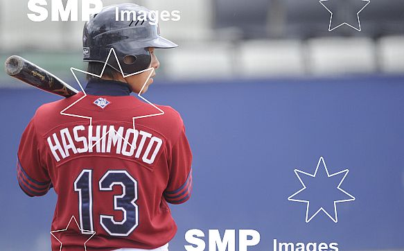 Melbourne Aces Itaru Hashimoto in action during Game 4 of Round 5 Australian Baseball League.