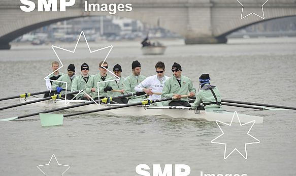 2013 Oxford and Cambridge Universities Boat Race Tideway Week Mar 27th