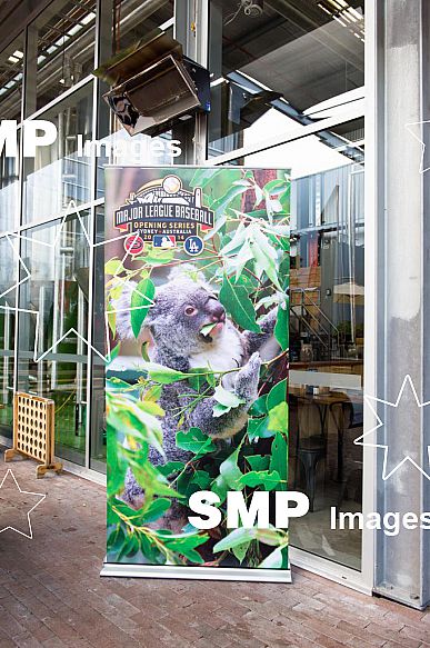 Major League Baseball Opening Week Watch Party, Rocks Brewing Company, Sydney, 9 April 2015. (Andy Cheung/SMP Images 2015)