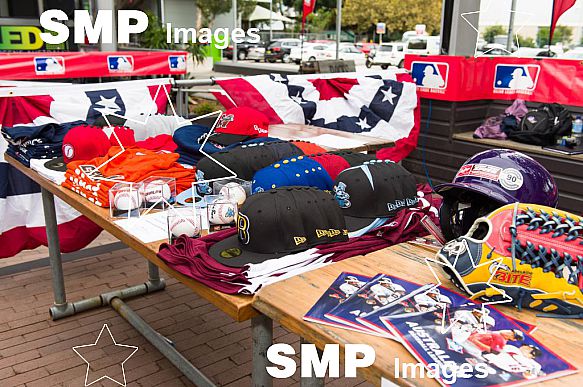 Major League Baseball Opening Week Watch Party, Rocks Brewing Company, Sydney, 9 April 2015. (Andy Cheung/SMP Images 2015)