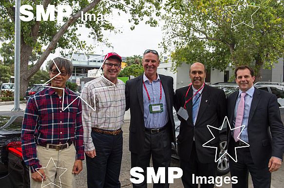 Major League Baseball Opening Week Watch Party, Rocks Brewing Company, Sydney, 9 April 2015. (Andy Cheung/SMP Images 2015)