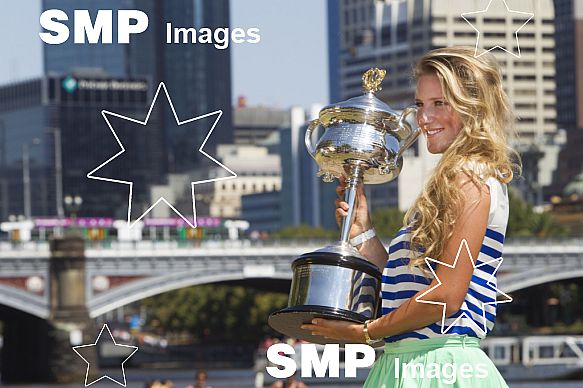 2012 Australian Open Tennis Ladies Winner Photocall Victoria Azarenka Jan 29th