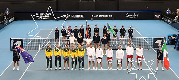 Opening Ceremony Billy Jean King Cup Qualifier AUS v MEX