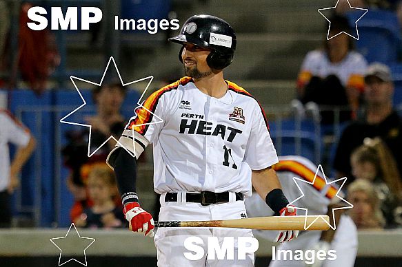 Jordan Qsar of the Perth Heat PHOTO: James Worsfold / SMP IMAGES / Baseball Australia | Action from the Australian Baseball League 2019/20 Round 2 clash between the Perth Heat v Canberra Cavalry played at Perth Harley-Davidson ballpark, Perth, Wester