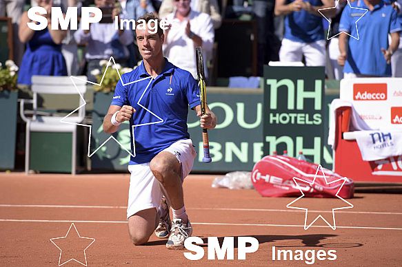 2014 David Cup Tennis France vs Czech Republic Semi-Final Sep 12th