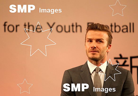 2013 David Beckham in China beginning his new role as ambassador for Chinese football Mar 20th