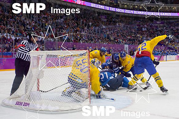 2014 Sochi Winter Olympic Mens Ice Hockey Bronze Medal Finland v Sweden Feb 21st