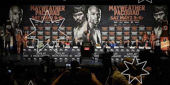2015 Boxing  Floyd Mayweather v Manny Pacquiao Press Conference Apr 29th