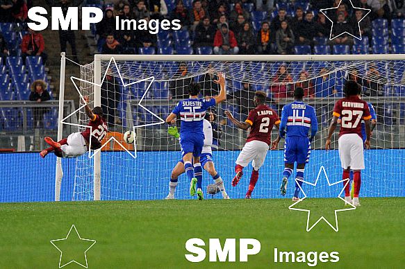 2015 Serie A Football Roma v Sampdoria Mar 16th