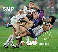 JUSTIN O'NIELL OF THE MELBOURNE STORM, LIAM FULTON OF THE WESTS 