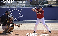 Action from Game 2 Round 6 , Melbourne Aces verses Brisbane Bandits.