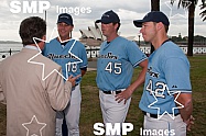 David Welch #45,Trent Oeltjen #42,Glenn Williams #18_Sydney Blue Sox