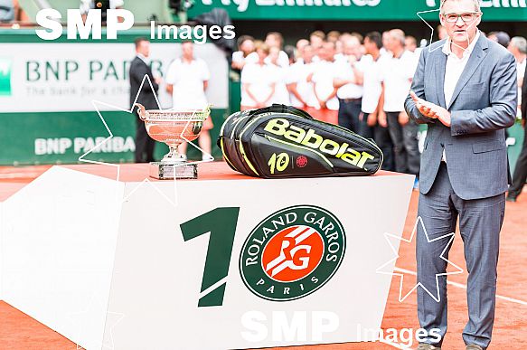 Rafael NADAL (ESP) -  Men's Singles Champion for the 10th time