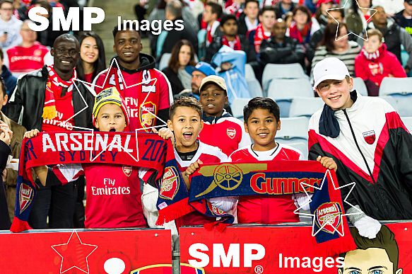 Arsenal Fans at Arsenal vs Sydney FC