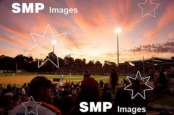 Action from the ABL Semi Finals 2023. Played between the Perth Heat and Adelaide Giants at Empire Ballpark, Perth Photo Credit Must read - James Worsfold, SMP Images / ABL Media