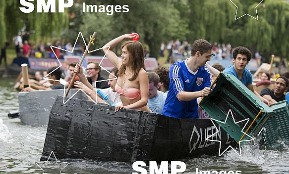 2015 Cambridge University Students Cardboard Boat Race Jun 14th