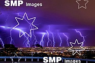 Lightning Storm over Adelaide, South Australia