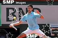 2014 French Open Tennis Mens Semi-Final Ernest Gulbis v Novak Djokovic Jun 6th