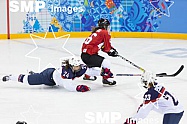 2014 Sochi Winter Olympic Games Womens Ice Hockey USA v Canada  Feb 12th