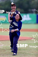 PHILIPPINE CONSUL GENERAL ANNE JALANDO-ON LOUIS ( FIRST PITCH )