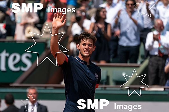 Dominic THIEM (AUT) at French Open 2018