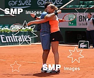 2014 French Open Tennis Mixed Doubles Final Jun 5th