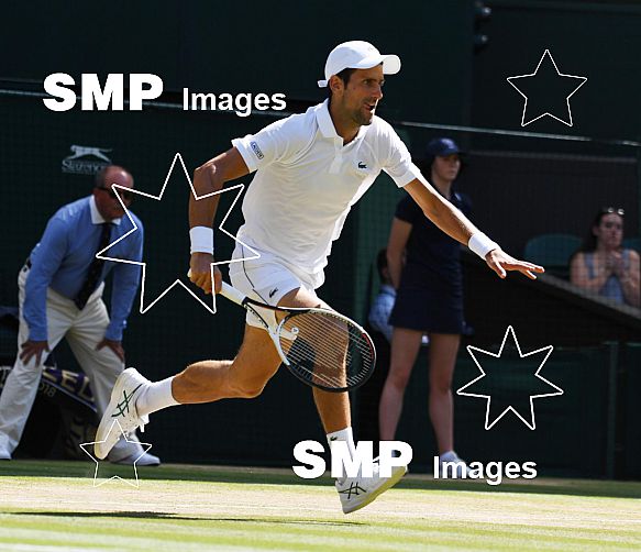 Novak Djokovic wins Mens Singles Final The Championships , Wimbledon, 2018