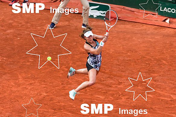 Alize CORNET (FRA) at French Open 2018