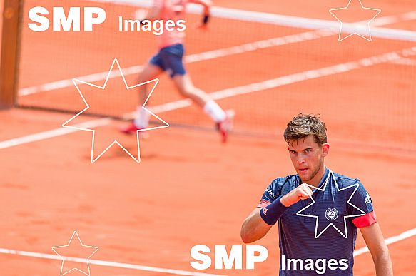 Dominic THIEM (AUT) at French Open 2018