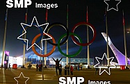 2014 Sochi Stadiums Lit for Opening Ceremony Preparations Feb 3rd